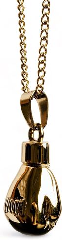 Golden Boxing Glove Pendant Necklace - For Men and Women in Saudi Arabia