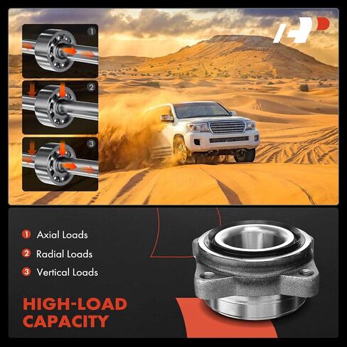 A-Premium 2 x Front Wheel Bearing and Hub Assembly Compatible with Honda Accord 1995-1997, Odyssey 1995-1998 & Acura TL 1995-1998, CL 1997-1999 & Isuzu Oasis 1996-1999 in Saudi Arabia