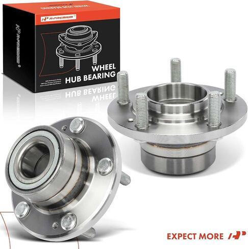 A-Premium 2 X Beach Wheel Wheel and Hub Assembly مع 5-Lug متوافق مع دودج ستولت 1991-1996 و Mitsubishi 3000GT 1991-1999 ، FWD in Saudi Arabia