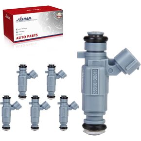 6PCS Fuel Injectors 4 Holes Compatible with Hyundai Santa Fe 2001-2006, Sonata 1999-2004, XG350 2002-2005, for Kia Optima 2002-2006, Sorento 2003-2005, Sedona 2002-2005 Replace 35310-38010 in Kuwait