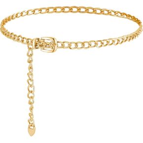 Waist Chain Belt Women Ladies Adjustable Body Waist Link Belts Fashion Multilayer Chain Belts Gold Metal Waist Chain for Jeans Dresses Sweater Coat Supplies in Kuwait