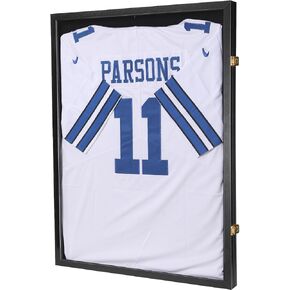 صندوق عرض إطار Kid Jersey -16x20 مربع الظل مع 98 ٪ الحماية من أكريليك وشماعات للبيسبول لكرة السلة لكرة القدم قميص الرياضة in Saudi Arabia