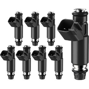 حقن الوقود 8 PCS 12580426 متوافق مع شيفروليه أفالانش إكسبربان 1500 ، سيلفرادو 1500 2500 ، تاهو سييرا 1500 ، يوكون XL 1500 2005-2007 5.3L ، استبدل# FJ502 in Kuwait
