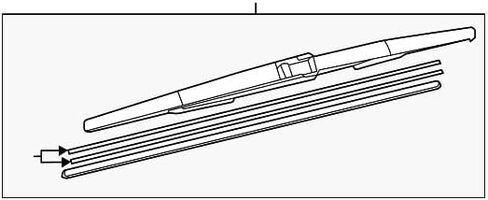Mazda KD47-67-330 Wiper Wiper Blade in Kuwait
