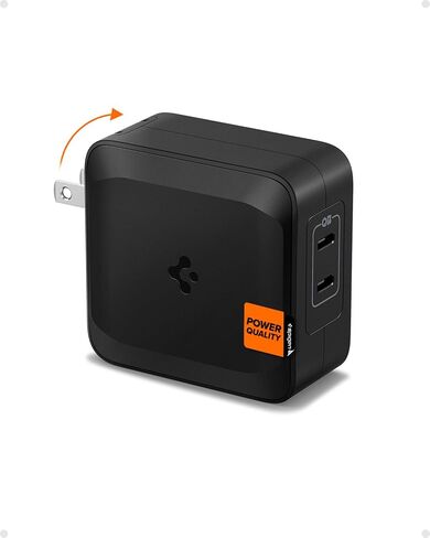 USB C Charger, Spigen 30W USB-C Power Adapter, GaN II Compact & Foldable Fast Charging for MacBook Air iPhone 15 Pro Max Plus 14 Mini iPad Air M2 Pro M4 Galaxy S23 Ultra Plus Note 20 Pixel 8a 8 Fold in Saudi Arabia