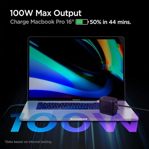 USB C Charger, Spigen 30W USB-C Power Adapter, GaN II Compact & Foldable Fast Charging for MacBook Air iPhone 15 Pro Max Plus 14 Mini iPad Air M2 Pro M4 Galaxy S23 Ultra Plus Note 20 Pixel 8a 8 Fold in Saudi Arabia