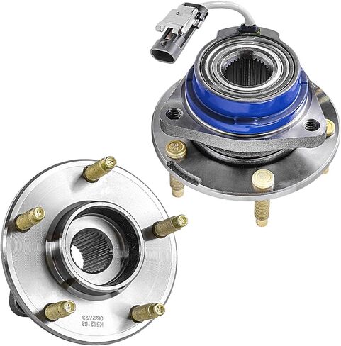 Detroit Axle - Rear 2pc Wheel Bearing Hubs for 1997-2008 Chevrolet Corvette, 2004-2008 Cadillac XLR, 2 Wheel Bearing & Hubs Assembly 2005 2006 2007 Replacement in Saudi Arabia