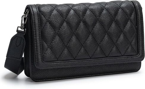 حقيبة كروس صغيرة مبطن للنساء ، محفظة مع فتحات البطاقة وحامل الهاتف in Kuwait