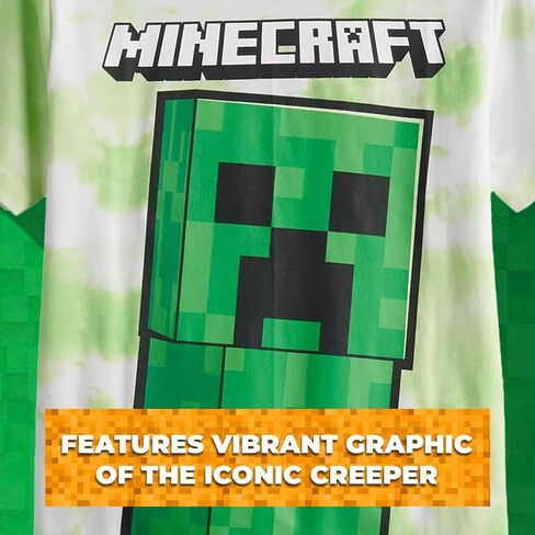 Minecraft Big Boys Giant Creeper T-Shirt in Saudi Arabia