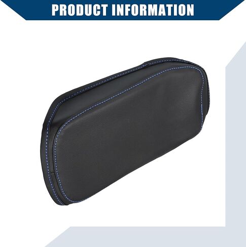 Center Console Armrest Cover for Hyundai Kona 2018-2023 / Car Interior Accessories/Durable Faux Leather / 1 Pcs Black in Saudi Arabia
