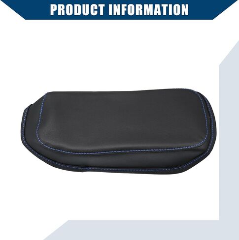 Center Console Armrest Cover for Hyundai Kona 2018-2023 / Car Interior Accessories/Durable Faux Leather / 1 Pcs Black in Saudi Arabia