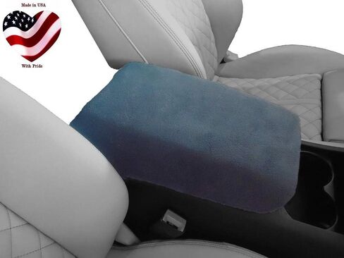 Made in USA Designed for Dodge Durango 2011-2020 and Redesigned Models 2021-2025 Fleece Auto Armrest Center Console Cover Protector Black in Kuwait