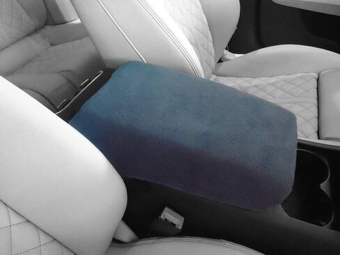 Made in USA Designed for Dodge Durango 2011-2020 and Redesigned Models 2021-2025 Fleece Auto Armrest Center Console Cover Protector Black in Kuwait