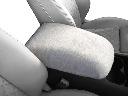 Made in USA Designed for Dodge Durango 2011-2020 and Redesigned Models 2021-2025 Fleece Auto Armrest Center Console Cover Protector Black in Kuwait
