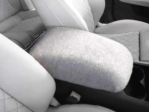 Made in USA Designed for Dodge Durango 2011-2020 and Redesigned Models 2021-2025 Fleece Auto Armrest Center Console Cover Protector Black in Kuwait