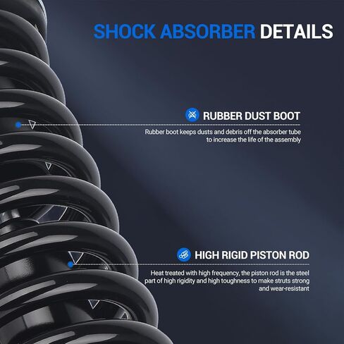 Autoround 171103 Front Complete Strut Assembly Shock Absorber Fit for Nissan Pathfinder 2005-2012/ Xterra 2005-2015 with Coil Spring, 2PCS in Saudi Arabia