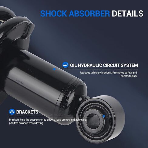 Autoround 171103 Front Complete Strut Assembly Shock Absorber Fit for Nissan Pathfinder 2005-2012/ Xterra 2005-2015 with Coil Spring, 2PCS in Saudi Arabia