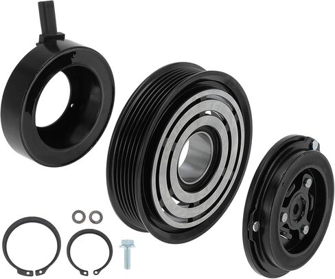 Air Conditioner AC Compressor Clutch Kit for Chrysler Pacifica 2017-2022 V6 3.6L for Chrysler Voyager 2020-2022 for CVC/7SBH17C AC Compressor Clutch Pulley W/Bearing No.68225206AA in Saudi Arabia