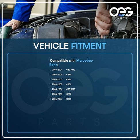 OEG Parts New Window منظم النافذة الجبهة جانب السائقين اليسار LH متوافق مع Mercedes C230 2003-07 ، C240 2003-05 ، C280 2006-07 ، 320 2003-05 ، C32 AMG 2003-04 749-990 2037203146 in Saudi Arabia