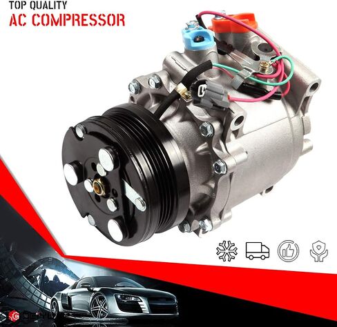 cciyu Air Conditioning Compressor Replacement for Honda Civic CR-V 1.5L 1994-2001 Replaces AC Compressor for Car 4 Grooves TRS090 in Saudi Arabia