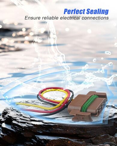 Turn Lights Lights Connector Pigtrail Plug Pluge Tirness Fit for Dodge RAM 2500 5.7L 5.9L 6.7L 2007 2008 2009 ، RESIP 4399900 55277302AA 55277302AB 55277302AC 55277303AA 5527303AB 5527303AC in Kuwait