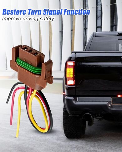 Turn Lights Lights Connector Pigtrail Plug Pluge Tirness Fit for Dodge RAM 2500 5.7L 5.9L 6.7L 2007 2008 2009 ، RESIP 4399900 55277302AA 55277302AB 55277302AC 55277303AA 5527303AB 5527303AC in Kuwait