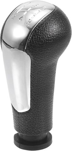 5 Speed Manual Gear Shifter Knob for Chevrolet Spark Durable | Front Automotive Gearbox Stick Shifter Lever Knob Chrome Silver Tone Plastic 1 Pcs in Saudi Arabia