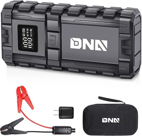 DNA MOTORING 1500A Peak 16000mAh Car Battery Jump Starter, 12V Jump Starter for up 8L Gas and 6L Diesel Engines, w/Carry Case, Black, TOOLS-00305 in Saudi Arabia
