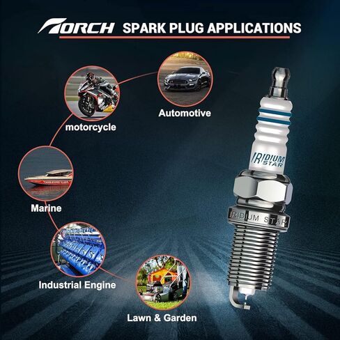 4pcs torch e8c sparce place applive for ngk b8hs scl accl ، for brisk n14c ، for motorcraft av1x ، for honda 98076-58740 98076-58710 ، OEM ، ea ، ea in Saudi Arabia
