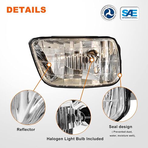 Nixon Offroad Fog Lights for Chevy Trailblazer 2002-2009 for Isuzu Ascender 2003-2008 Fog Lamp Set Driving Fog Light Assembly Replacement 1 Pair in Saudi Arabia