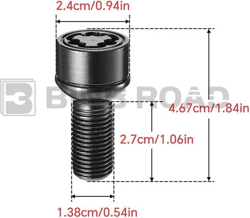 0019901707 A0019901707 قفل العجلة الترباس قفلات M14 × 1.5 متوافقة مع مرسيدس-بينز AMG C300 E300 E350 S450 GLC300 CLS450 | C43 C63 S GLC43 S63 S65 in Kuwait