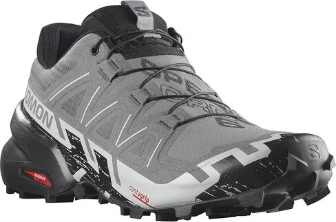 Salomon Speedcross 6 White/Blarkling Grape/Fiery Red 10.5 B (M) in Saudi Arabia