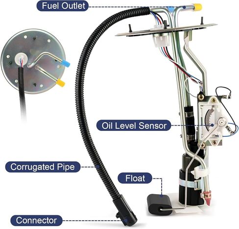 Electric Fuel Pump Module Assembly Compatible with Ford F-150 1999-2003 F150 Heritage 2004 F-250 1999 V6 V8 4.2L 4.6L 5.4L Replace E2237S P74853S HP10089 67135 XL3Z-9H307AA in Saudi Arabia