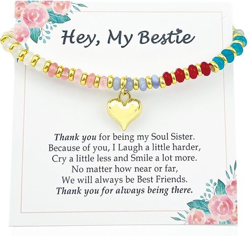 Gifts for Teens Girls Daughter Granddaughter Sister Friend, Colorful Bohemian Beads Bracelet Jewelry Gifts for Niece Sister Bestie BFF Birthday Christmas Graduation Gift in Saudi Arabia