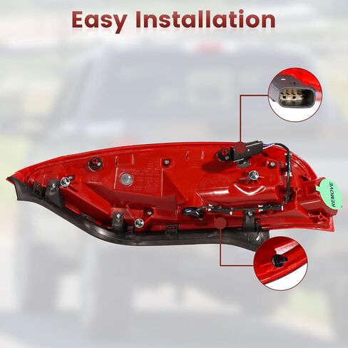 LED Tail Lights Assembly Compatible with 2013-2017 Cadillac XTS,Left Driver Side Rear Light Taillights Replacement # 23238005 in Kuwait