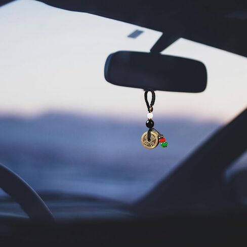 عملات Feng Shui من أجل حظ سعيد مع الأموال الصينية Five Emperors من أجل الثروة والنجاح ، I Ching Coins for Home و Car و Keychain Decoration in Kuwait