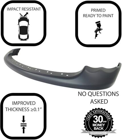 FITPARTS متوافقة مع غطاء المصد العلوي الأمامي 2002-2005 دودج رام 1500 2500 3500 لارامي رومبل نحلة SLT St Standard Crew 02-05. جديد ، مستعد وجاهز للطلاء. CH1000338 5073002AC in Kuwait