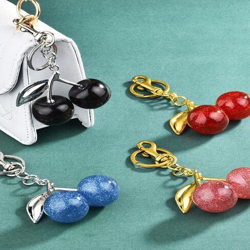 حقيبة الفاكهة سحر سحر المفتاح سحر مفتاح سحر الفراولة accessories keychain للنساء للنساء هدايا عيد الحب in Kuwait