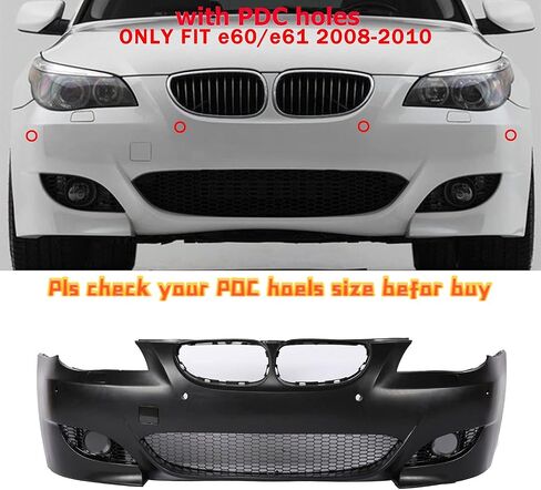 PENSUN M5 Style Front Bumper Cover Fit for 2004-2010 BMW E60 E61 5-Series in Saudi Arabia