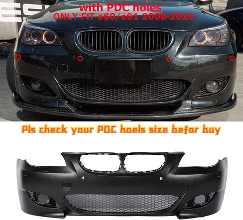PENSUN M5 Style Front Bumper Cover Fit for 2004-2010 BMW E60 E61 5-Series in Saudi Arabia