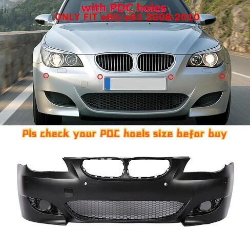 PENSUN M5 Style Front Bumper Cover Fit for 2004-2010 BMW E60 E61 5-Series in Saudi Arabia