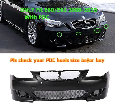 PENSUN M5 Style Front Bumper Cover Fit for 2004-2010 BMW E60 E61 5-Series in Saudi Arabia