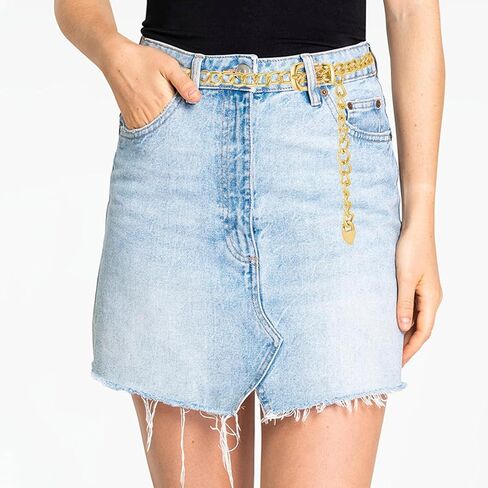 Waist Chain Belt Women Ladies Adjustable Body Waist Link Belts Fashion Multilayer Chain Belts Gold Metal Waist Chain for Jeans Dresses Sweater Coat Supplies in Kuwait