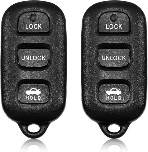 2 Keylessbest Replacement for 2005 2006 2007 2008 Toyota Camry Solara Matrix Sienna Corolla Pontiac Vibe Key Fob Remote Control GQ43VT14T 4 Buttons 314MHz in Saudi Arabia