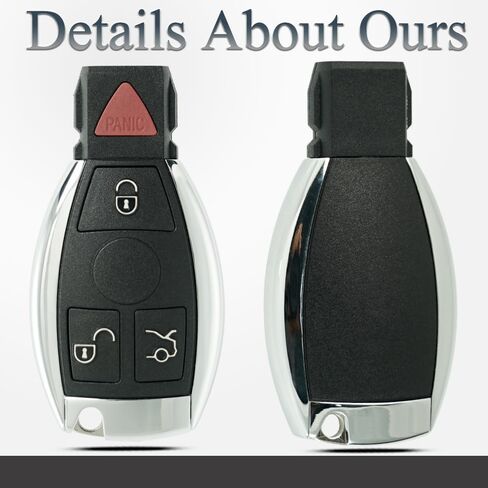 Key Fob Keyless Entry Fits for 1997-2014 Mercedes Benz C CL E GL ML R S Class / Sprinter 300 SL Series Remote Control Key Replacement FCC ID:IYZ3312 IYZDC in Saudi Arabia