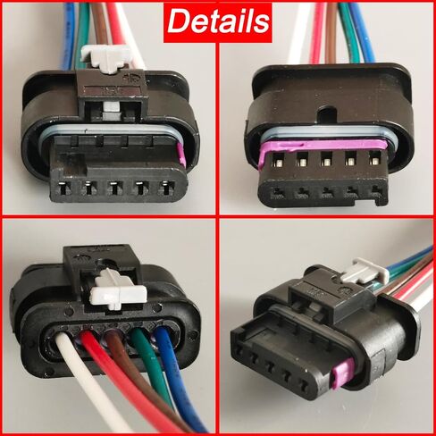 5 Pin Rear Tail Lamp Rear Taillight Wiring Harness Connector Pigtail Plug Fit for Jeep Renegade 2015-2023 Replaced OE# 68406157AA in Saudi Arabia