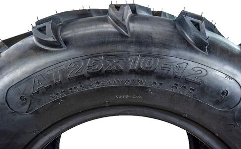 Massfx MK251012 ATV إطار واحد 25x10-12 الخلفية 6 Ply 1/2 "عمق المداس 25 × 10 × 12 in Kuwait