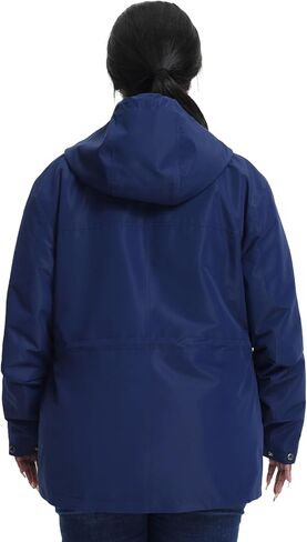 سترات مضادة للرياح ذات الحجم الفاتح للسيدات ، سترة مقاومة للماء مع غطاء محرك السيارة للسفر ، المشي لمسافات طويلة ، يوميًا in Kuwait