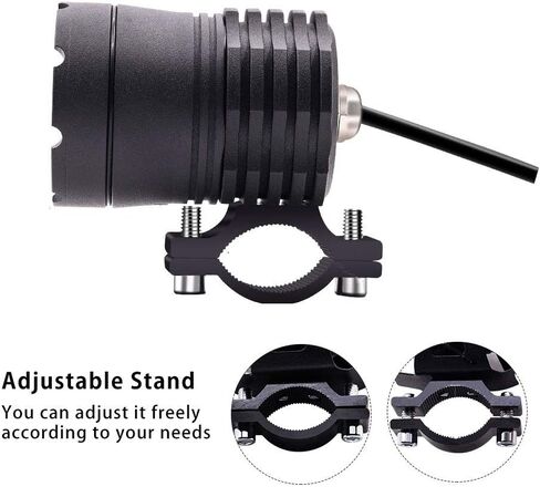 Motorcycle Led Spot Lights 12V 24V Foglights, Universal 60W Motorcycle Auxiliary Led Driving Lights 2PCS White DRL Lights with Waterproof Switch for Motorbike ATV SUV Truck Car Boat in Kuwait