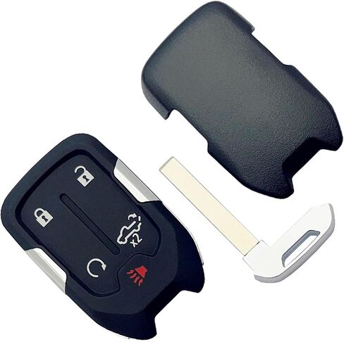 استبدال مفتاح FOB Shell لـ Chevy Silverado 2022 2021 2020 2019 و GMC Sierra 1500 2500HD 3500HD 5 زر السيارة بدون مفتاح مفتاح التحكم عن بُعد (5 زر) in Kuwait